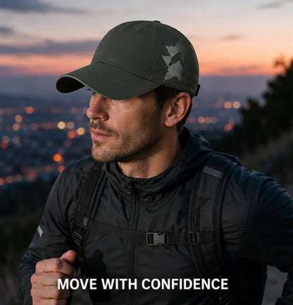 Men's Lightweight Sports Cap with Reflector