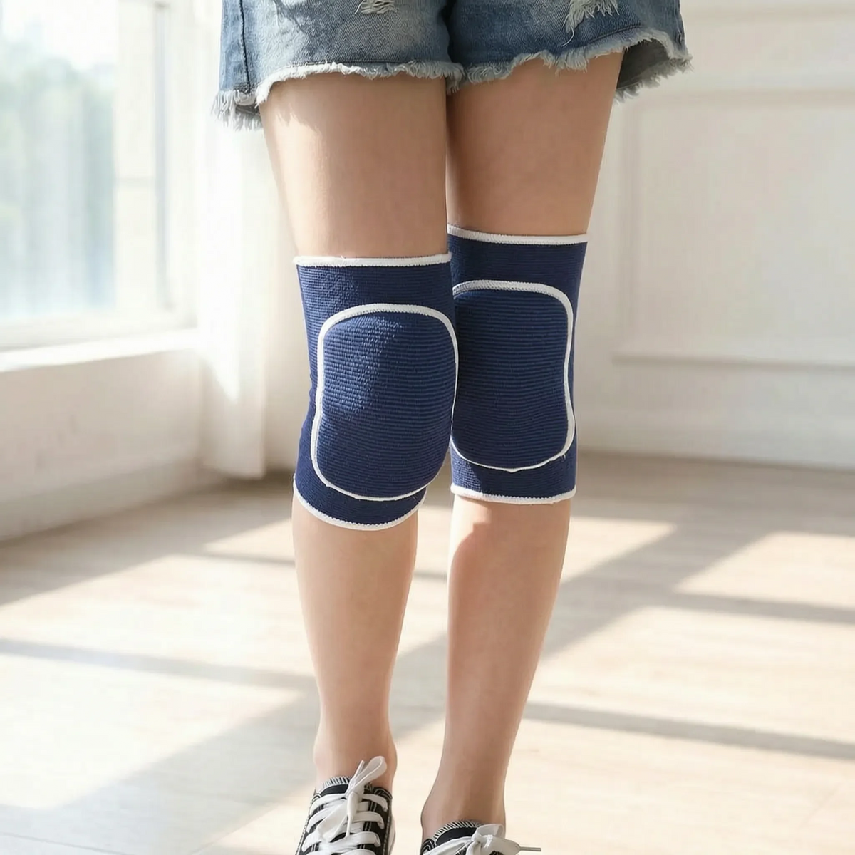 Knee Pads for Children – Slip-On Knit Sleeves