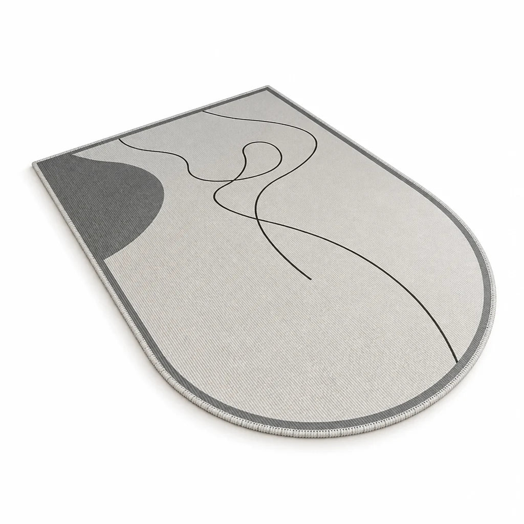 Wrinkle-free, noise-reducing printed floor protection mat for office chairs