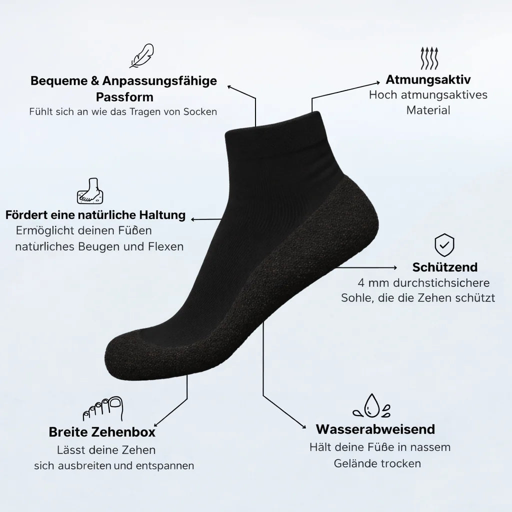 FreedomStep™ — Experience pure freedom and pain-free toes with every step