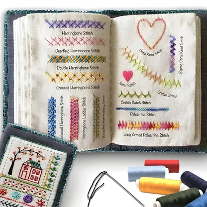 SoftStitch Embroidery Book with Practice Pages