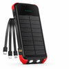 Solar-Powered High-Capacity Power Bank (Integrated Multi Charging Cables & Jump Starter)