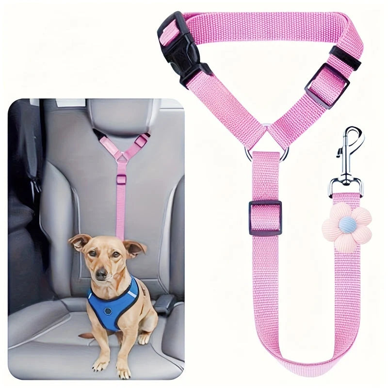 Dog Safety Belt & Leash 2-in-1