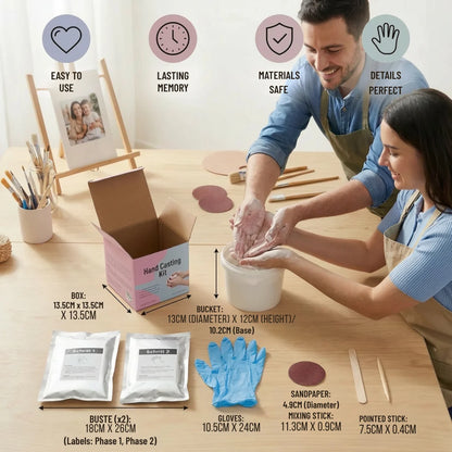 3D Handprint Plaster Set – A Touching Memory