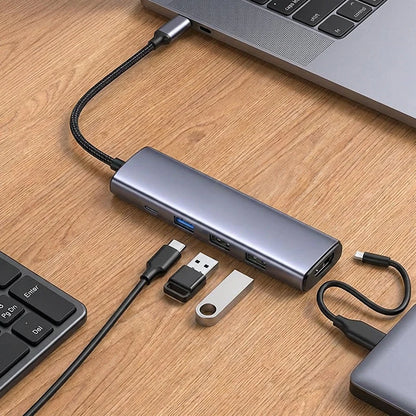 5-in-1 USB-C Hub with 4K HDMI Output