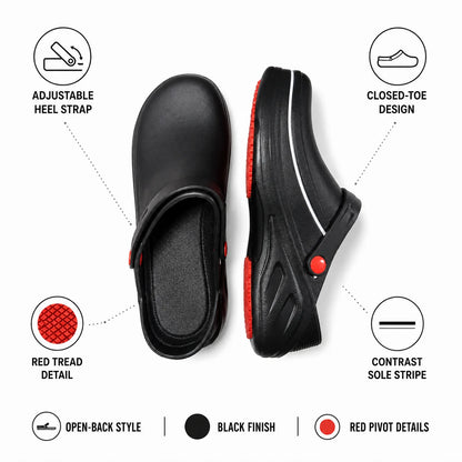 Waterproof, slip-resistant, oil-resistant work shoes
