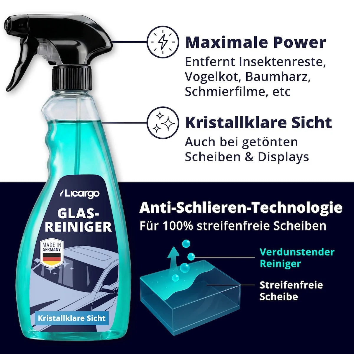 GlassClean Vehicle Interior Cleaning Set
