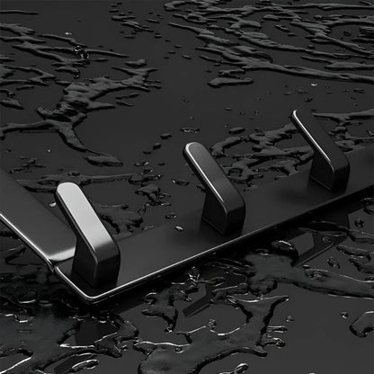 Wall-mounted coat rack 5 hooks stainless steel
