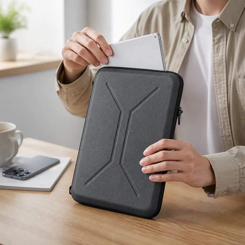 Water-resistant, padded tablet case with zipper (13.3 inch / 33 cm)