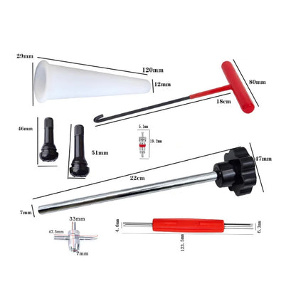 Tire Valve Tool Set for Quick Replacement