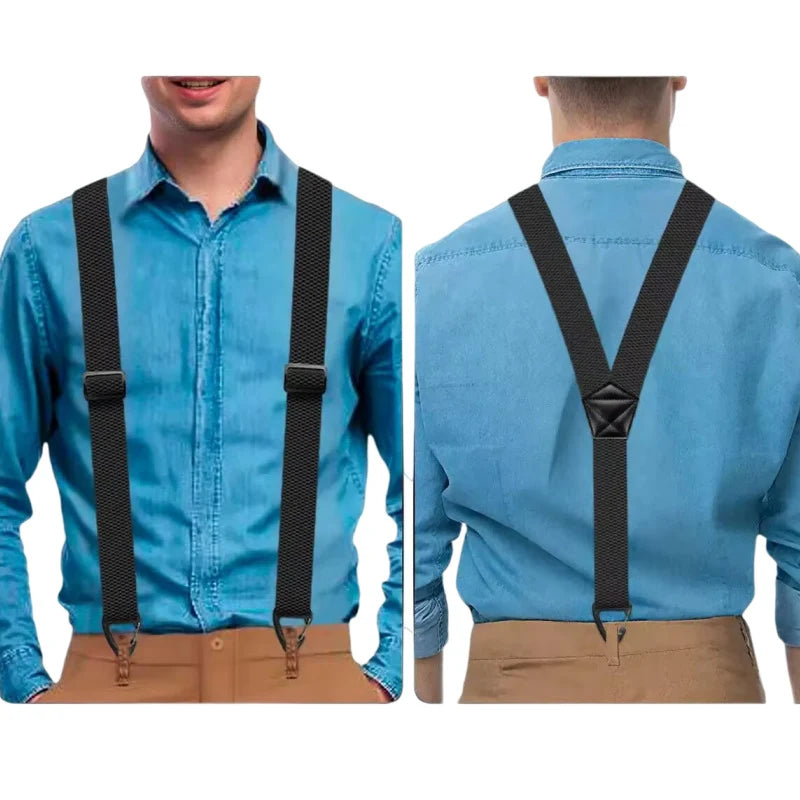 StayFit™ Men's Suspenders with X-Back Design