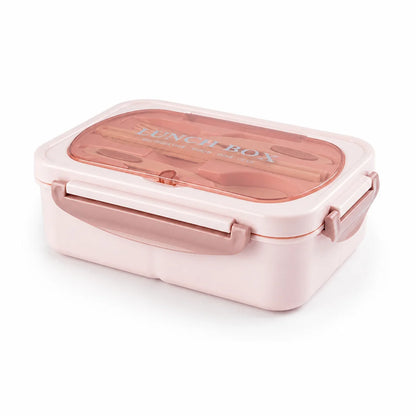 Three-Compartment Leak-Proof Bento Box (1200ml)