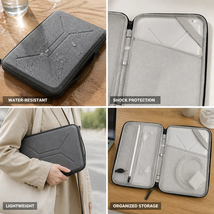 Water-resistant, padded tablet case with zipper (13.3 inch / 33 cm)