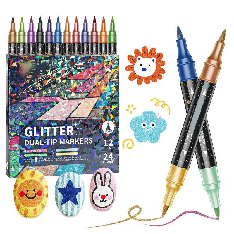 Glimora Double-Sided Glitter Pen Set