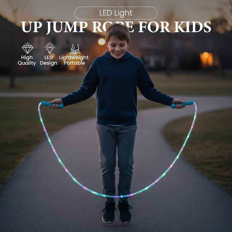 LuminaJump™ — Transforms any jump rope into a magical, glowing adventure full of fun and movement