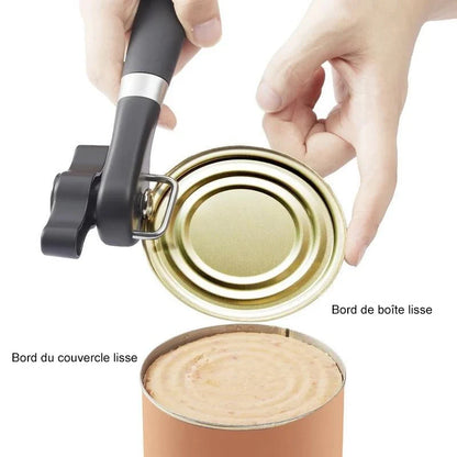 Stainless Steel Can Opener with Comfort Handle