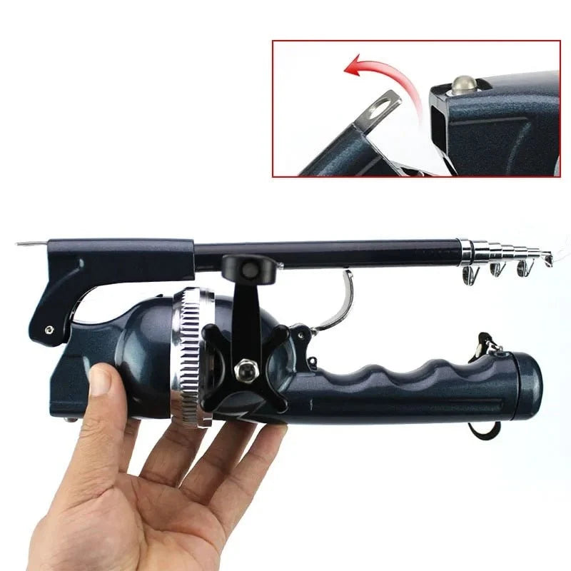 Telescopic Fishing Rod 134 cm with Integrated Reel