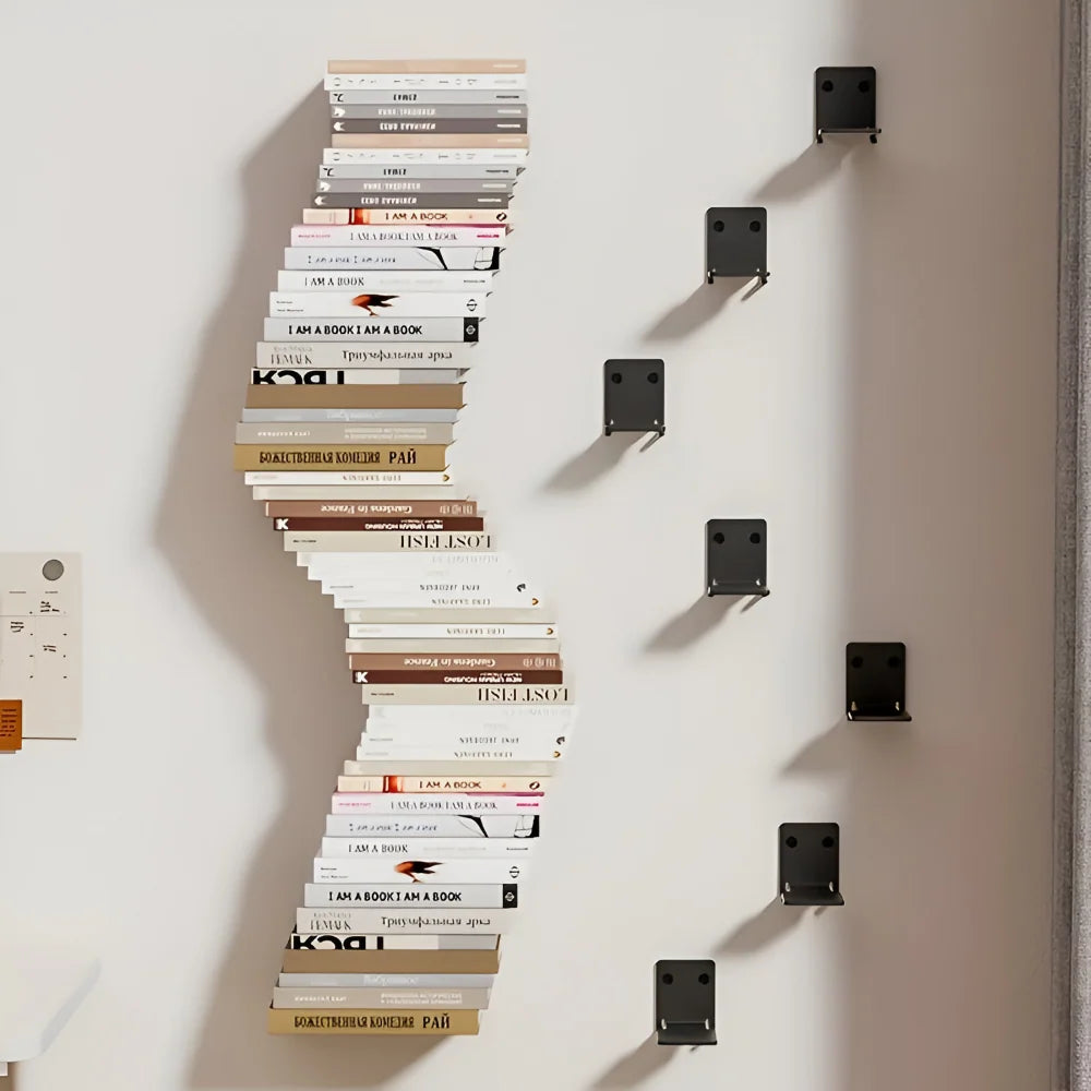 Floating shelf with invisible wall mount