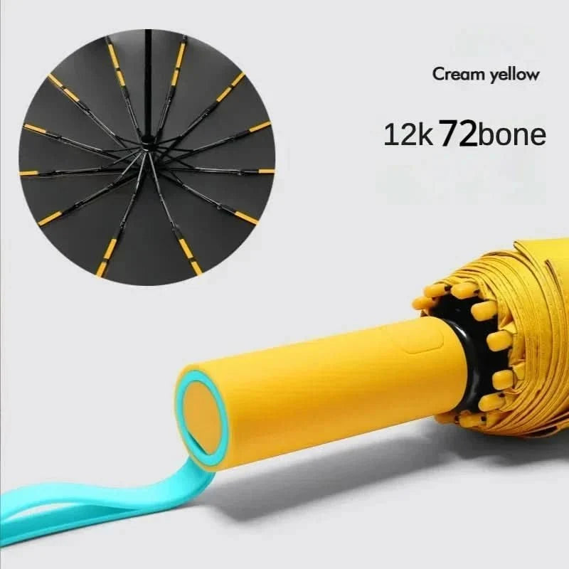 Wind- and waterproof pocket umbrella with UV protection