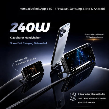 VeloGrip™ Power Cable — Lightning-Fast Charging and Rock-Solid Grip for Unlimited Freedom