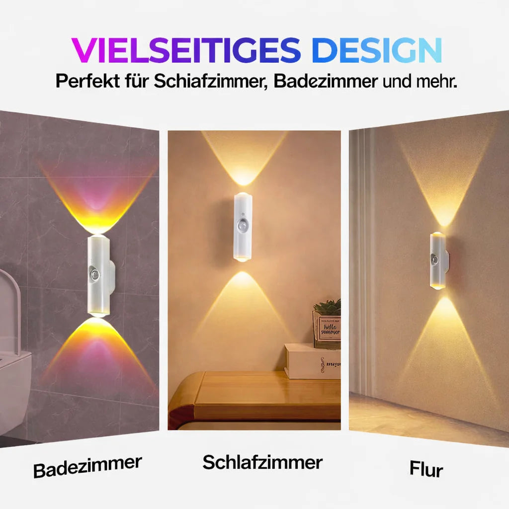 GlowAura™ — Transform dark rooms into radiant cozy oases with magical color variety and smart motion detection