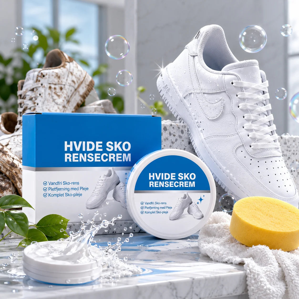 CleanKicks™ Shoe Cleaning Cream for White Sneakers