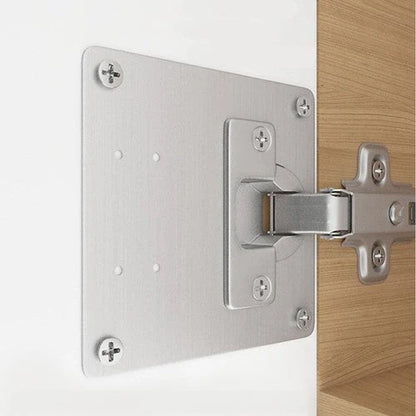 Hinge Plate Repair Set 4-Piece Stainless Steel