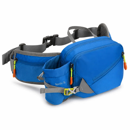 Ultralight Oxford Fabric Waist Pack for Running (with Bottle and Phone Pockets)