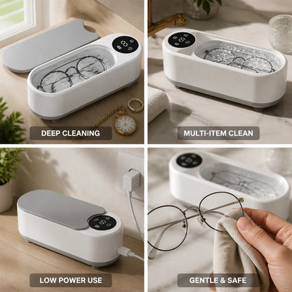 Portable Ultrasonic Jewelry Cleaner (450 ml)