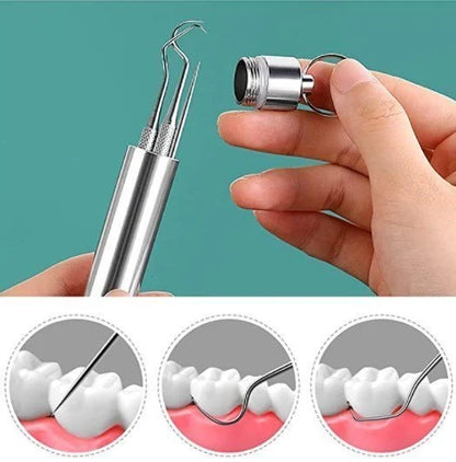 7-piece stainless steel toothpick set
