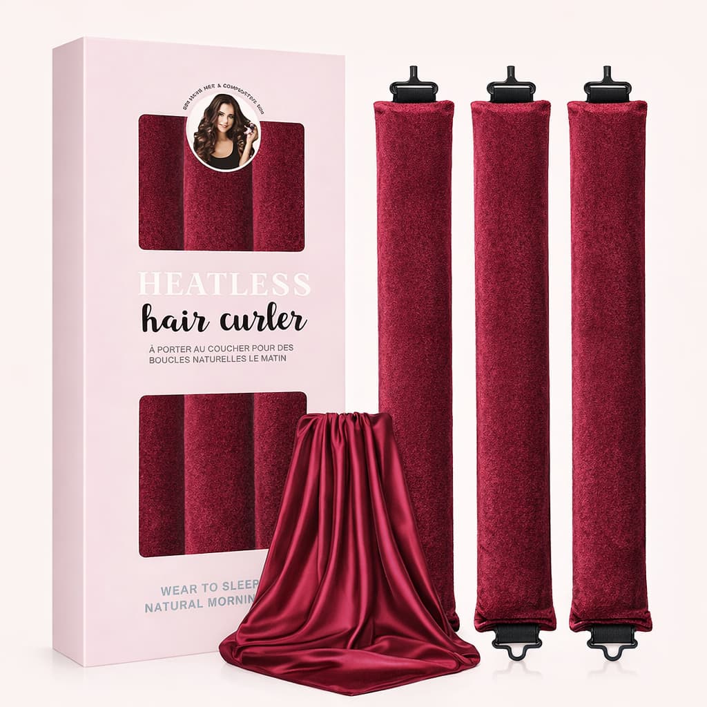 LumiVera™ — Heatless Curls Overnight for Natural Waves & Volume