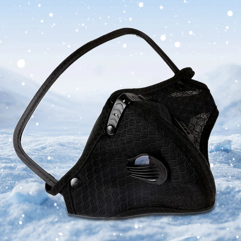 2-in-1 Motorcycle Mask with Anti-UV Glasses