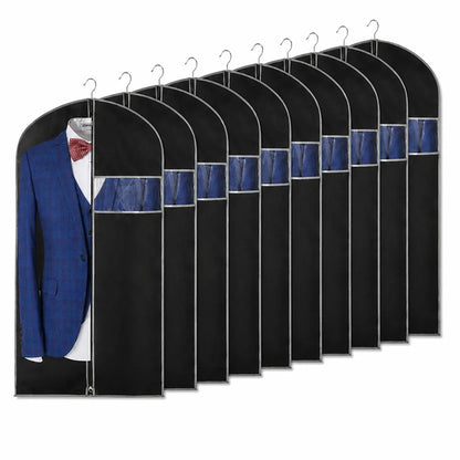 Breathable Clothing Cover made of Polypropylene (Clear View Window & Lockable Zipper)