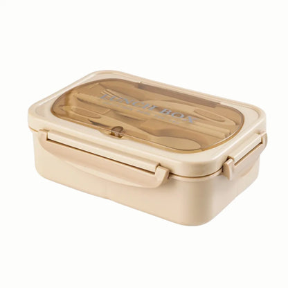 Three-Compartment Leak-Proof Bento Box (1200ml)