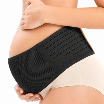 Maternity belt with belly and pelvic support