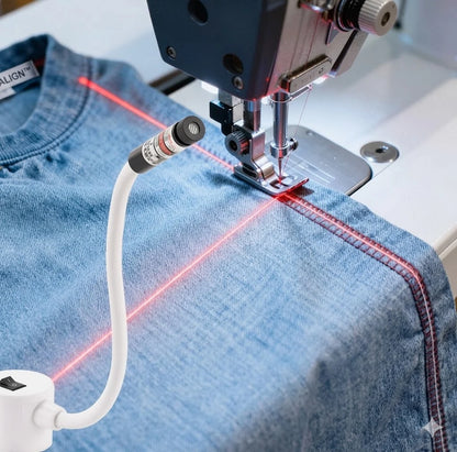 Magnetic Laser Guide for Sewing Machines