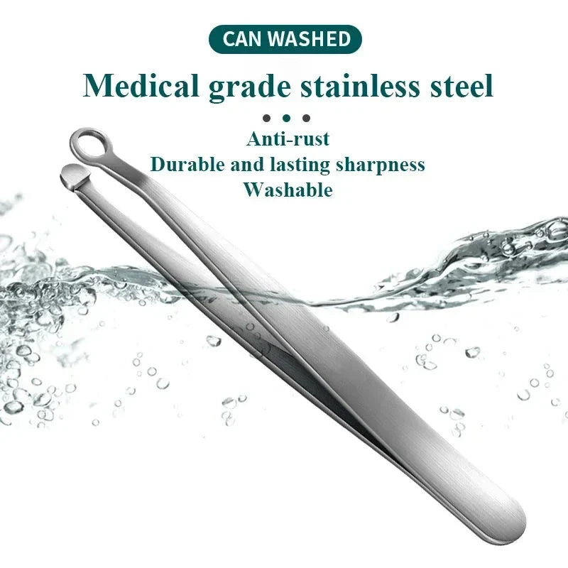 Nose Hair Scissors Stainless Steel with Rounded Tip