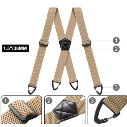 StayFit™ Men's Suspenders with X-Back Design