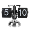 Retro flip clock with automatic rotating element