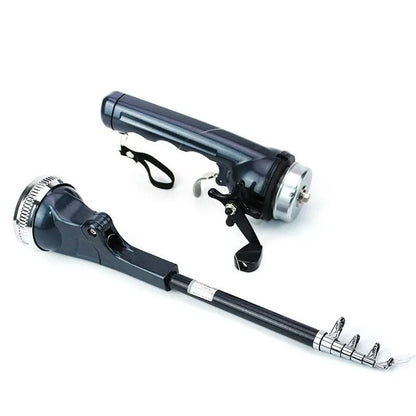 Telescopic Fishing Rod 134 cm with Integrated Reel