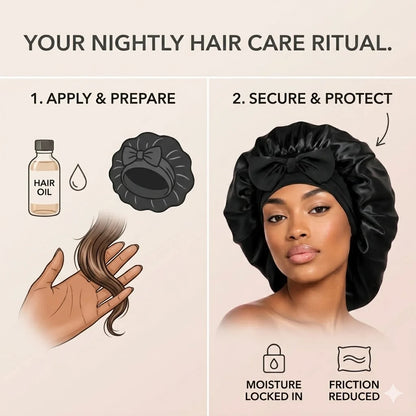 Silk Cap for Hair Protection Overnight