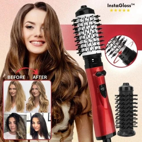 InstaGloss 3-in-1 Hot Air Brush Hair Styler