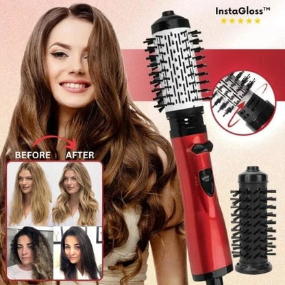 InstaGloss 3-in-1 Hot Air Brush Hair Styler