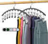 Leggings Organizer Clothes Hanger with Rubber Clips