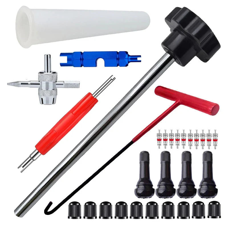 Tire Valve Tool Set for Quick Replacement