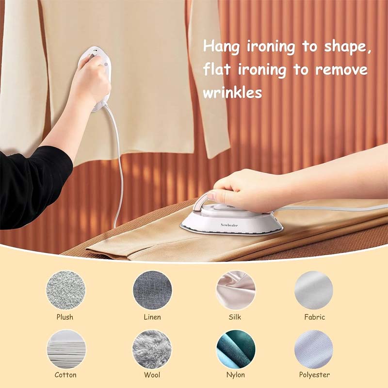 Travel Iron for On-the-Go with Ceramic Sole