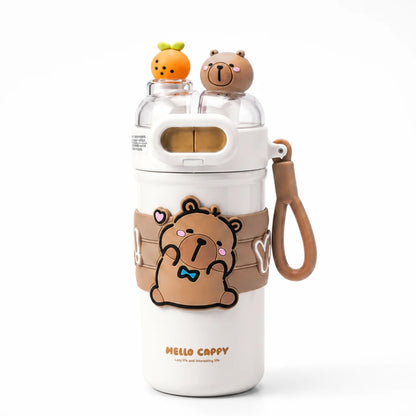 Insulated Stainless Steel Water Bottle for Kids with Two Compartments (520 ml)