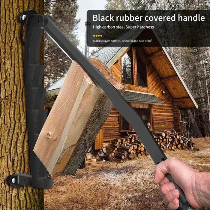 Wall-mounted wood splitters made of carbon steel