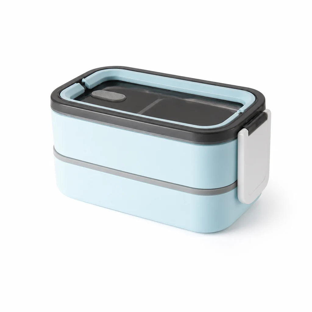 Stainless Steel Two-Layer Airtight Bento Lunch Box