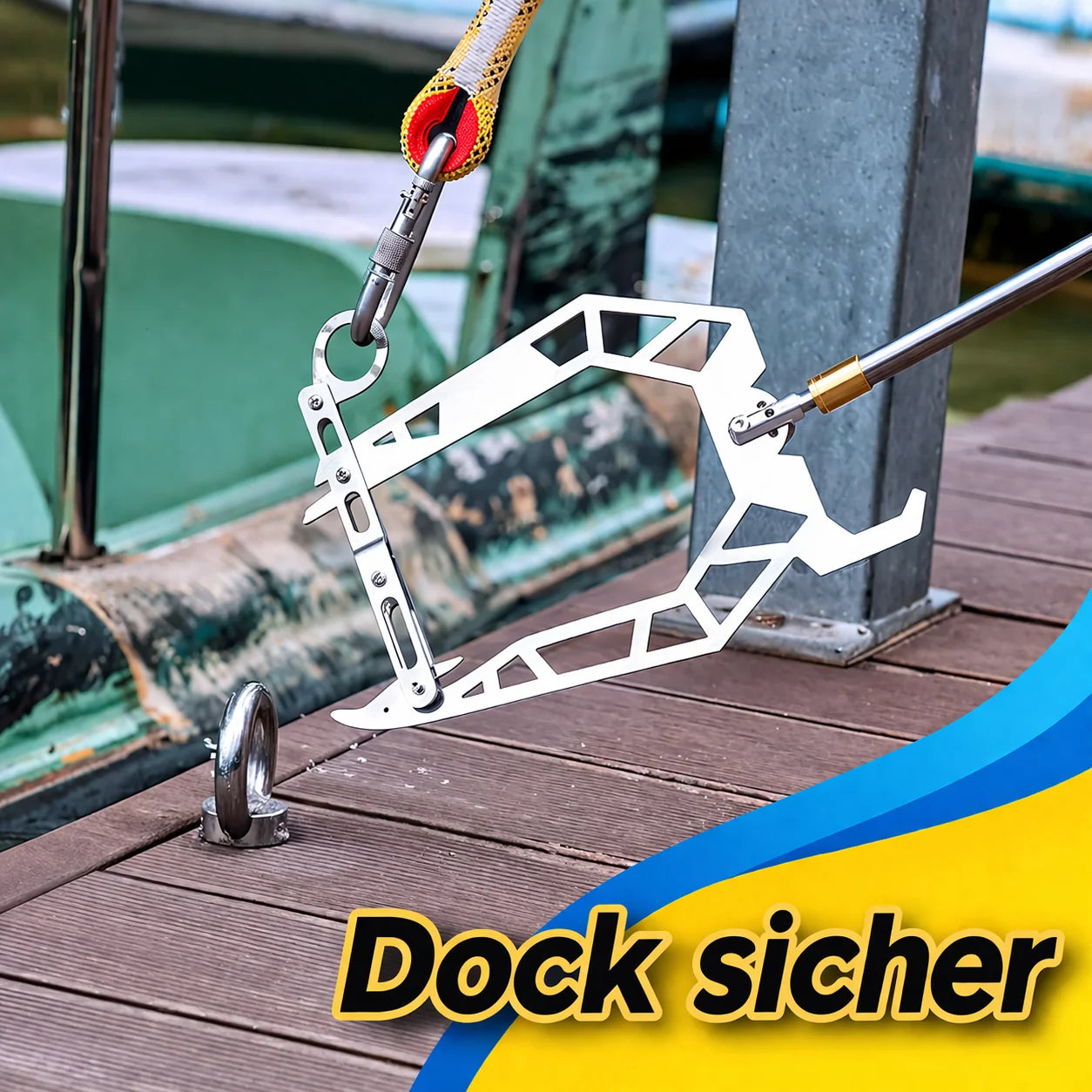 PortWave™ — No More Strain When Docking – Pull Your Boat Safely and Stress-Free to the Pier!